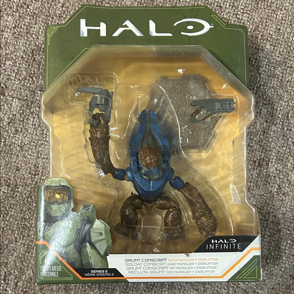 Halo Infinite Grunt Conscript with mangler and disruptor